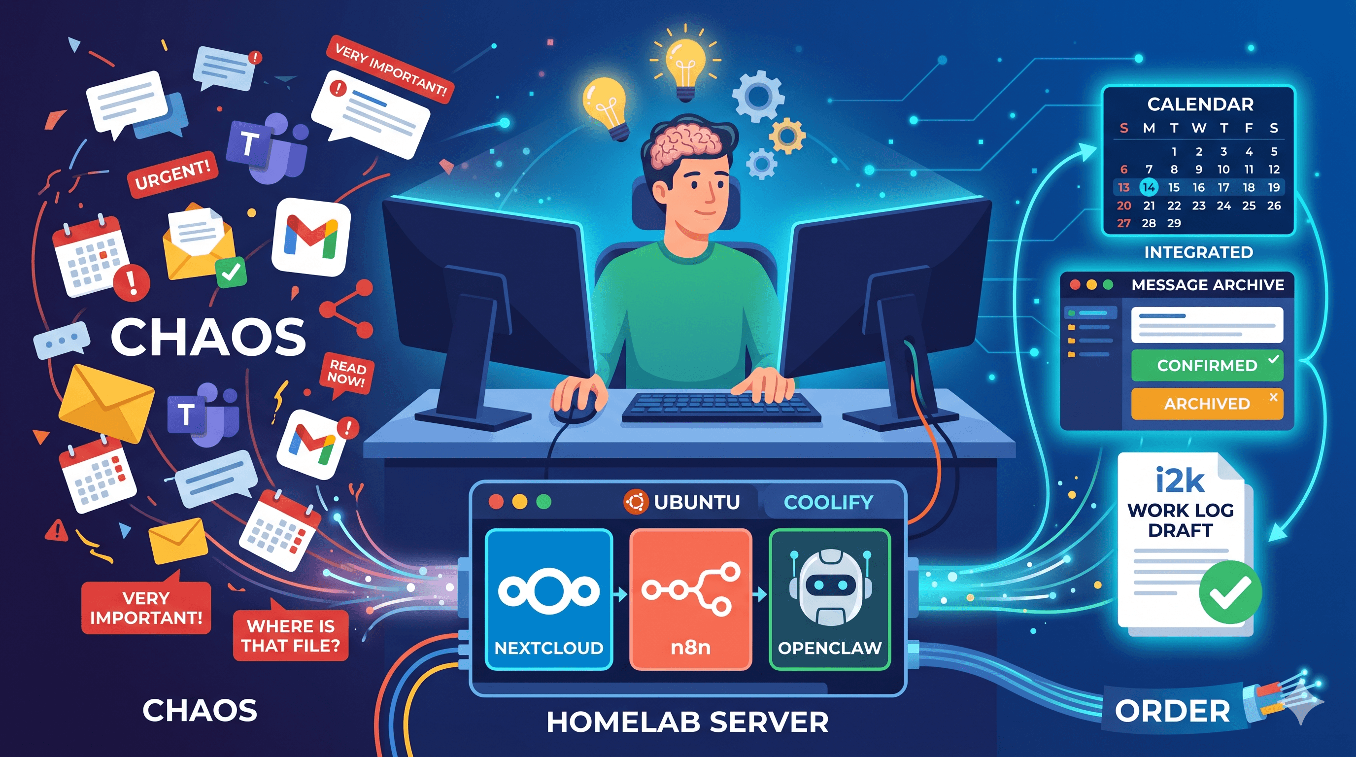 告別資訊焦慮：打造全自動化 Homelab 資訊流